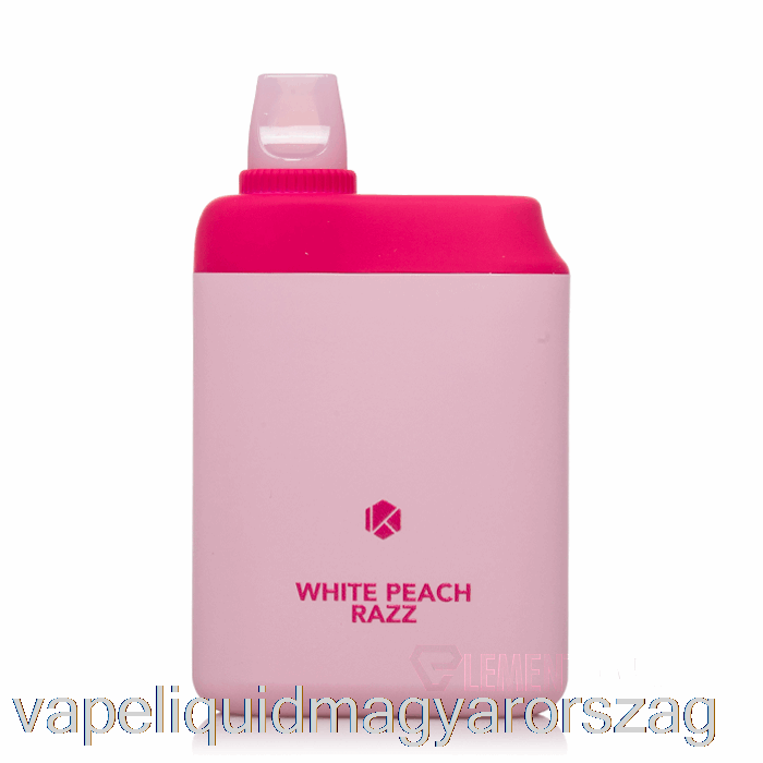 Kadobar X Pk Brands Pk5000 Eldobható Fehér Barack Razz Vape Toll